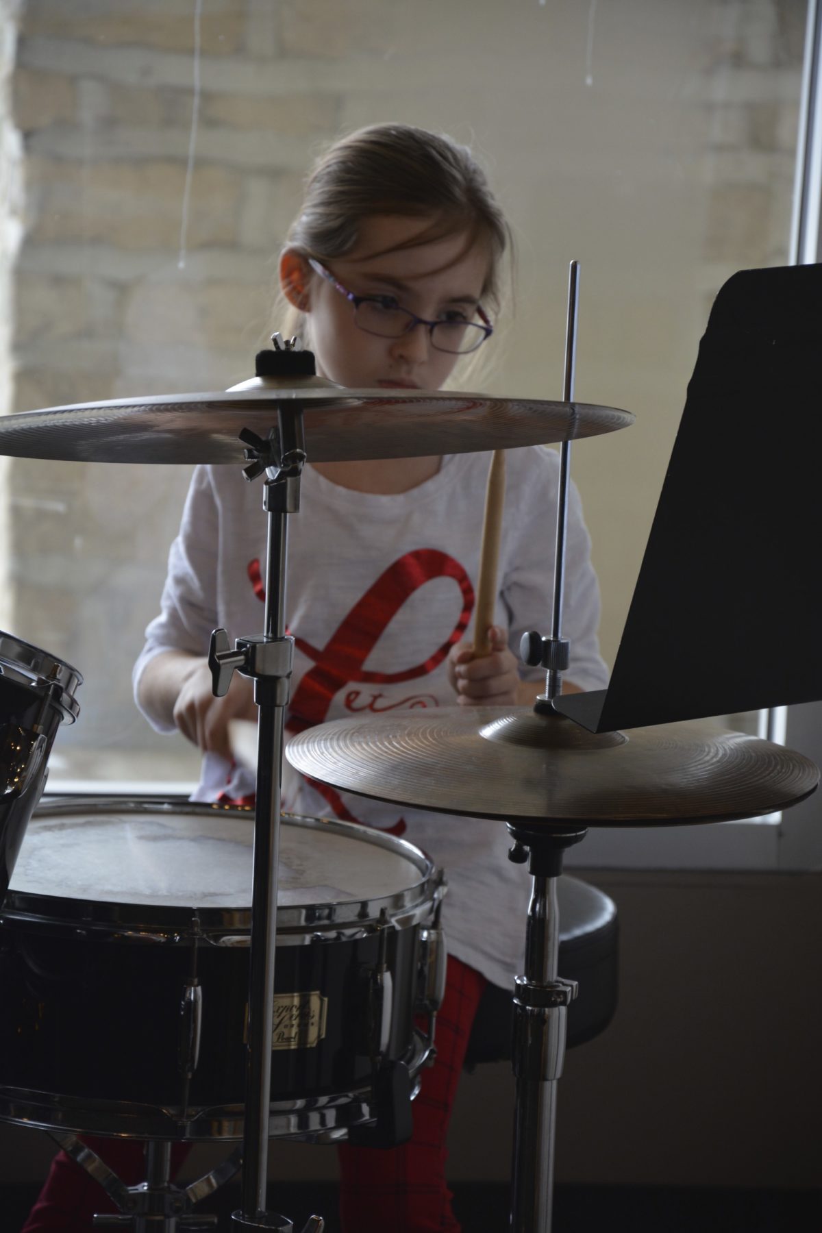 Drumset lessons at Michelle Tuesday Music School in Gahanna, Ohio